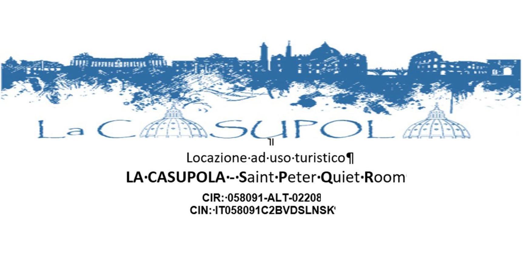La Casupola Saint Peter'S Quiet Room روما المظهر الخارجي الصورة